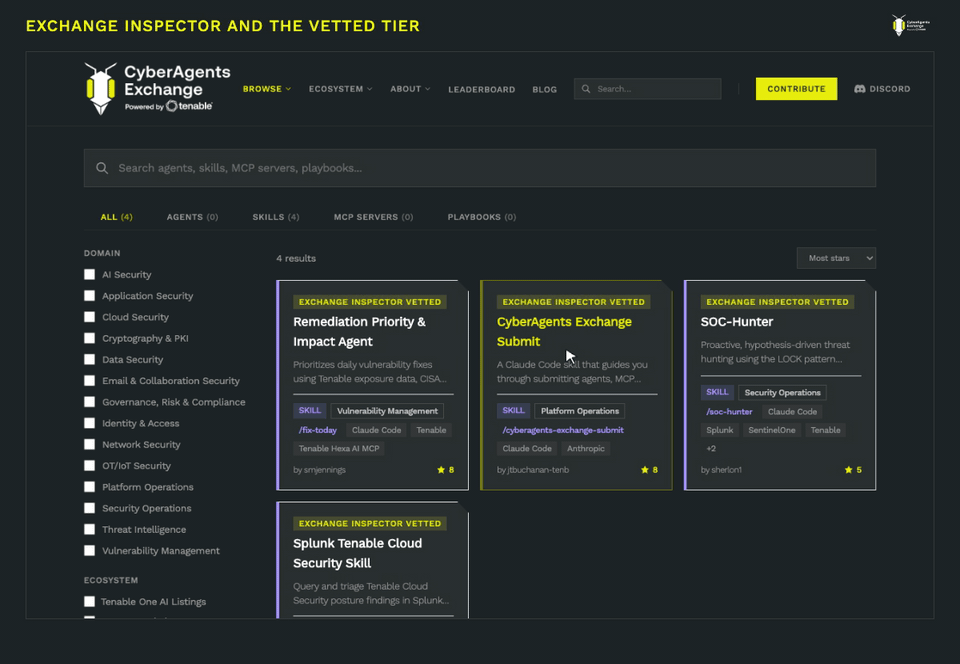 Exchange Inspector and the Vetted tier demo